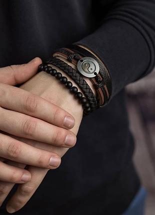 Набір чоловічих браслетів