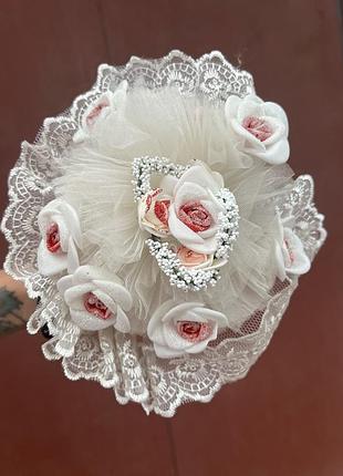 Букет для нареченої молочного кольору