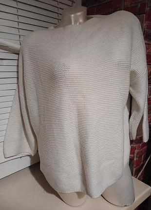 Срочно в составе мериносовая шерсть брендовый стильный джемпер свитер теплый оверсайз