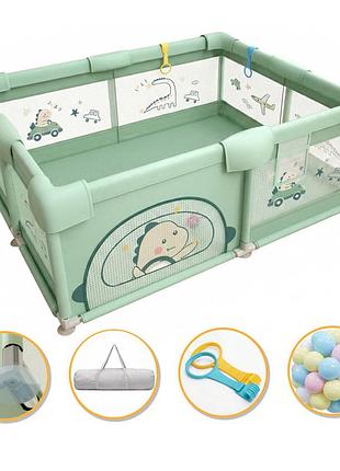 Детский манеж leobro "приключения динозавра" 150 x 180 см (lb-1004)