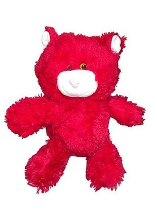 Мяка іграшка котик марсель 40см червоний тм тримішки