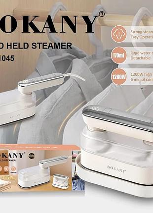 Электрический утюг для одежды sokany sk-11045 с керамической подошвой 1600 вт, паровой удар