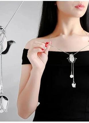 Кольє дотик троянди