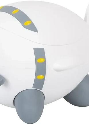 Дитячий горщик у вигляді літака freeon plane white-grey