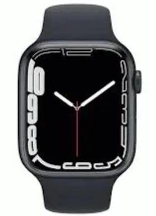 Чорний розумний смарт-годинник smart watch m7 pro max 45mm електронний наручний смарт годинник з функцією дзвінка