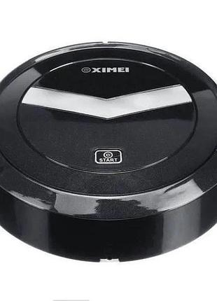 Автоматичний робот-пилосос розумний пилосос на акумуляторі ximei mop для прибирання. колір: чорний