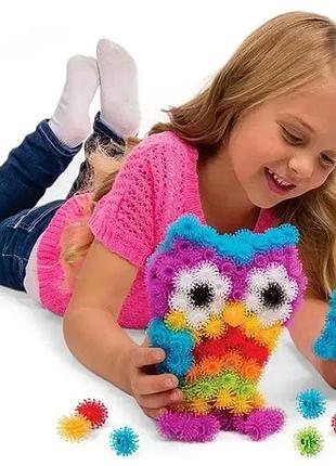 Детский разноцветный конструктор-липучка bunchems 400 деталей / конструктор банчемс