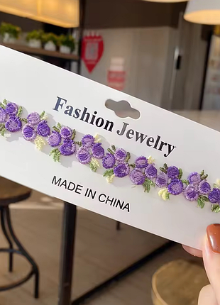 Цветочный чокер