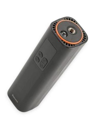Компрессор mini baseus 10атм/30л/0.18м шланг/прикур/насадки/фонарь/led дисплей 4