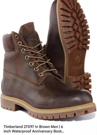 Шкіряні черевики timberland 6in premium оригінал