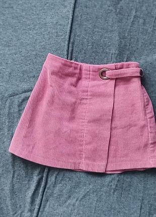 Вилветовая юбочка 5-6 лет