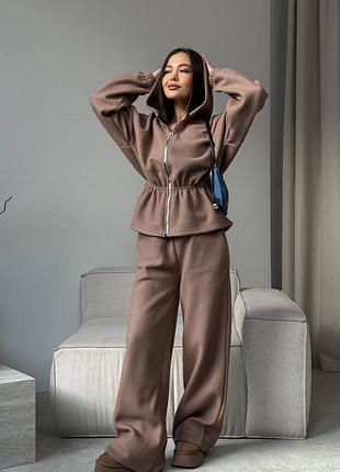 Флісовий костюм , зіп кофта