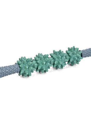 Роликовий масажер ms 4672(green) розмір 45,5х7 см, зелений