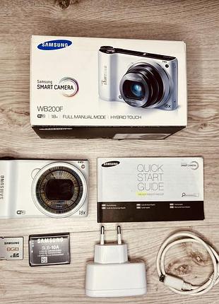Цифровой фотоаппарат samsung wb200f wifi hd 18x