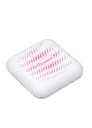 Кейс для капсул fitseven uzspace tp005wp, білий з ромбами