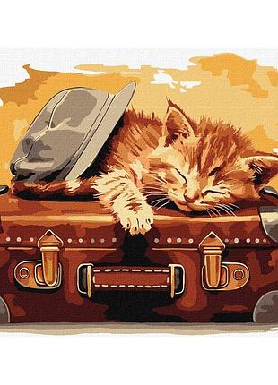 Картина по номерам "готов к путешествию" kho6613 30х40 см