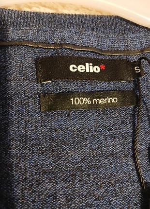 Джемпер чоловічій бренду celio , розмір s , вовна 4