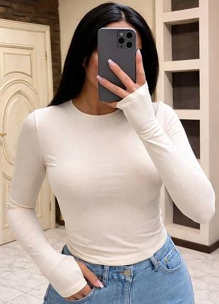 Жіночий базовий лонгслів 4