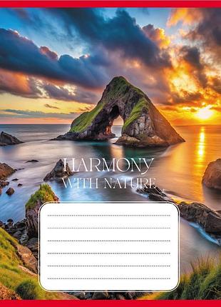 Тетрадь общая "гармония с природой" 060-610277k-2 в клеточку, 60 листов