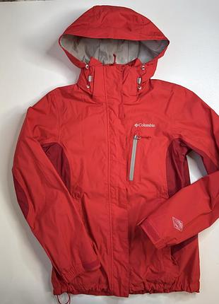 Жіноча мембранна куртка вітровка columbia omni-tech, розмір s, водонепроникна