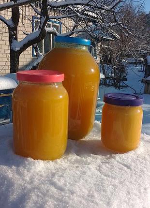 Продаємо натуральний соняшниковий мед з власної пасіки