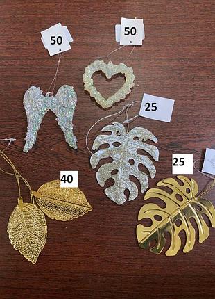 Подвески декоративные металл стекло