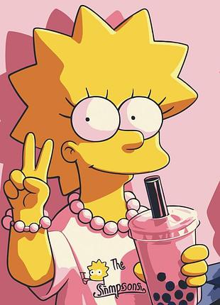 Картина по номерам "лиза симпсон" 16126-ac 40х50 см