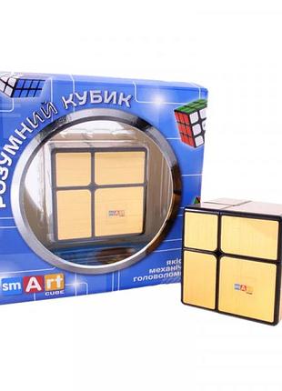 Зеркальный кубик 2х2 smart cube mirror golden 2x2x2 | sc370 3