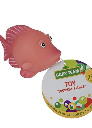 Дитяча іграшка для купання "бризкаючі тропічні рибки" 8751_рожева