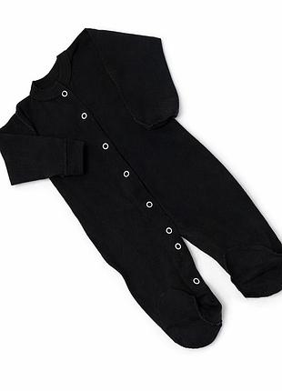 Дитячий комбінезон (сліп) чорного кольору