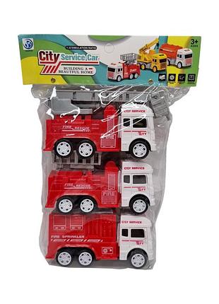 Ігровий набір пожежні машинки 7331-2a2, 3 шт