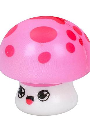 Детская игрушка антистресс грибочек ms 4361(pink-2) размер 5 см