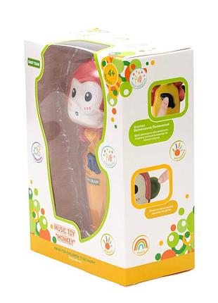 Детская музыкальная игрушка "обезьянка" 8619 4