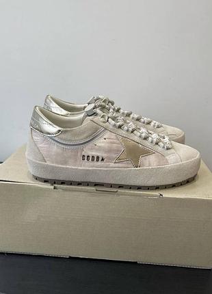 Кеди golden goose замша + шкіра