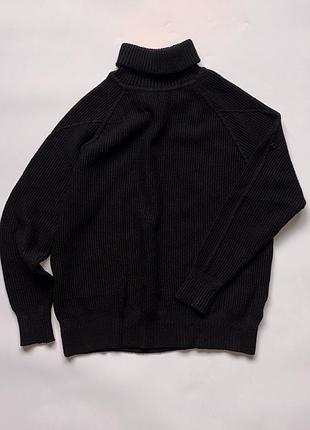 Stone island 1:1, в’язаний светр з високим коміром, m. без патчу