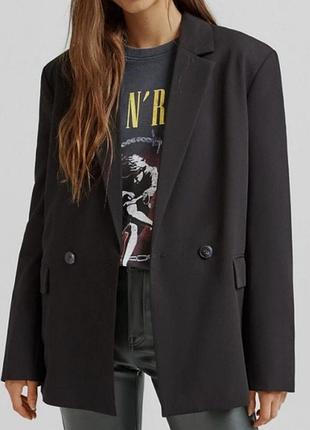 Піджак чорний прямий