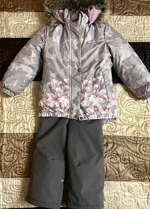 Зимовий комплект lenne (роздільний комбінезон) для дівчинки розмір 104