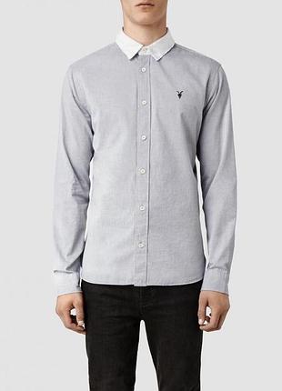 Стильна сіра сорочка allsaints