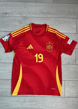 Футбольная футболка джерси сборная испания ламин мелкий spain lamine yamal 19 adidas football s с размер
