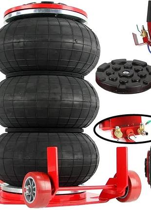 Домкрат автомобильный пневматический, 14.5-400мм lifting jack and 5t