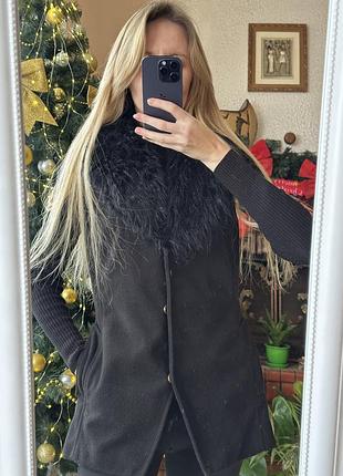 Безрукавка с мехом