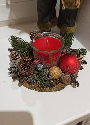 Подсвечник новогодний
