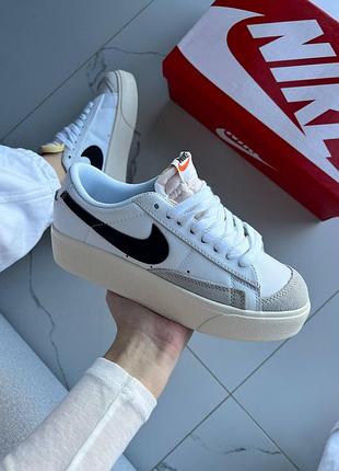 Nike blazer low platform white  арт 0231