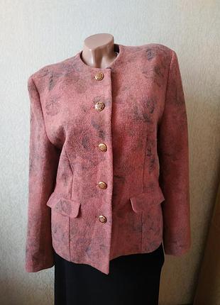 Жакет/пиджак винтаж/шерсть 60%