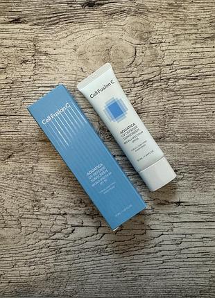 Сонцезахисний крем cell fusion c aquatica uv defense sunscreen spf 50+ pa++++