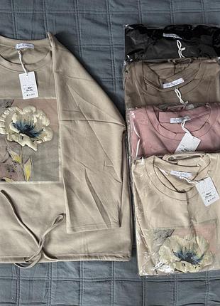 Футболка з подовженим рукавом