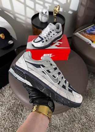 Чоловічі кросівки nike p-6000 m light grey navy