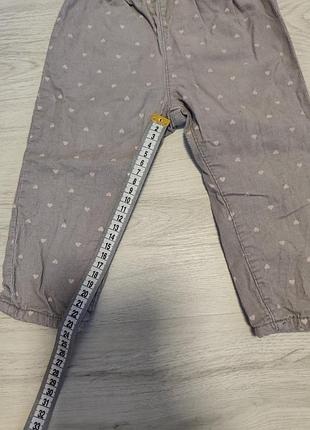 Брюки в серденько h&amp;m 74 г. 6