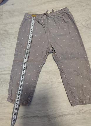 Брюки в серденько h&amp;m 74 г. 4