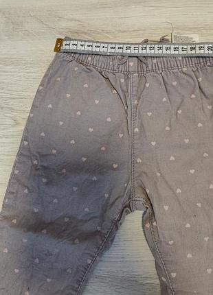Брюки в серденько h&amp;m 74 г. 5